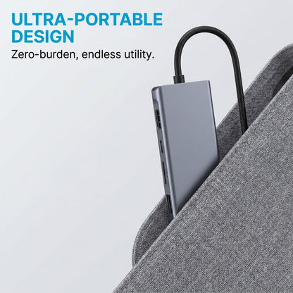 Techton™ 11-in-1 UltraDock - Type-C Docking Hub