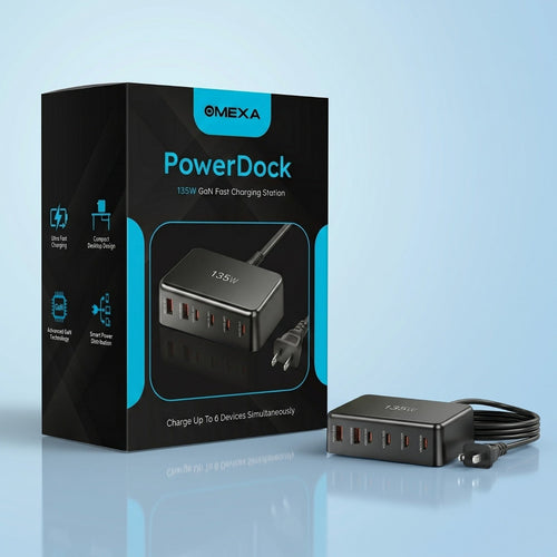 Techton™ PowerDock - 135W GaN Fast Charging Station