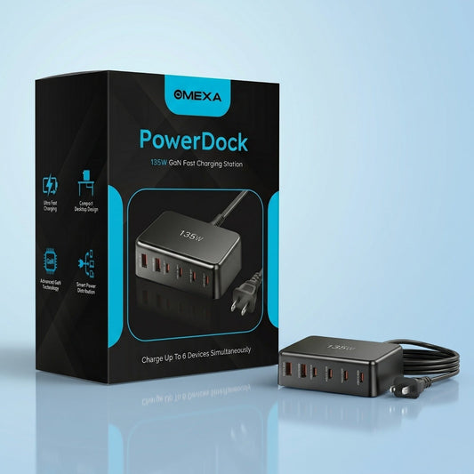 Techton™ PowerDock - 135W GaN Fast Charging Station