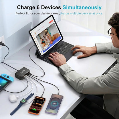 Techton™ PowerDock - 135W GaN Fast Charging Station
