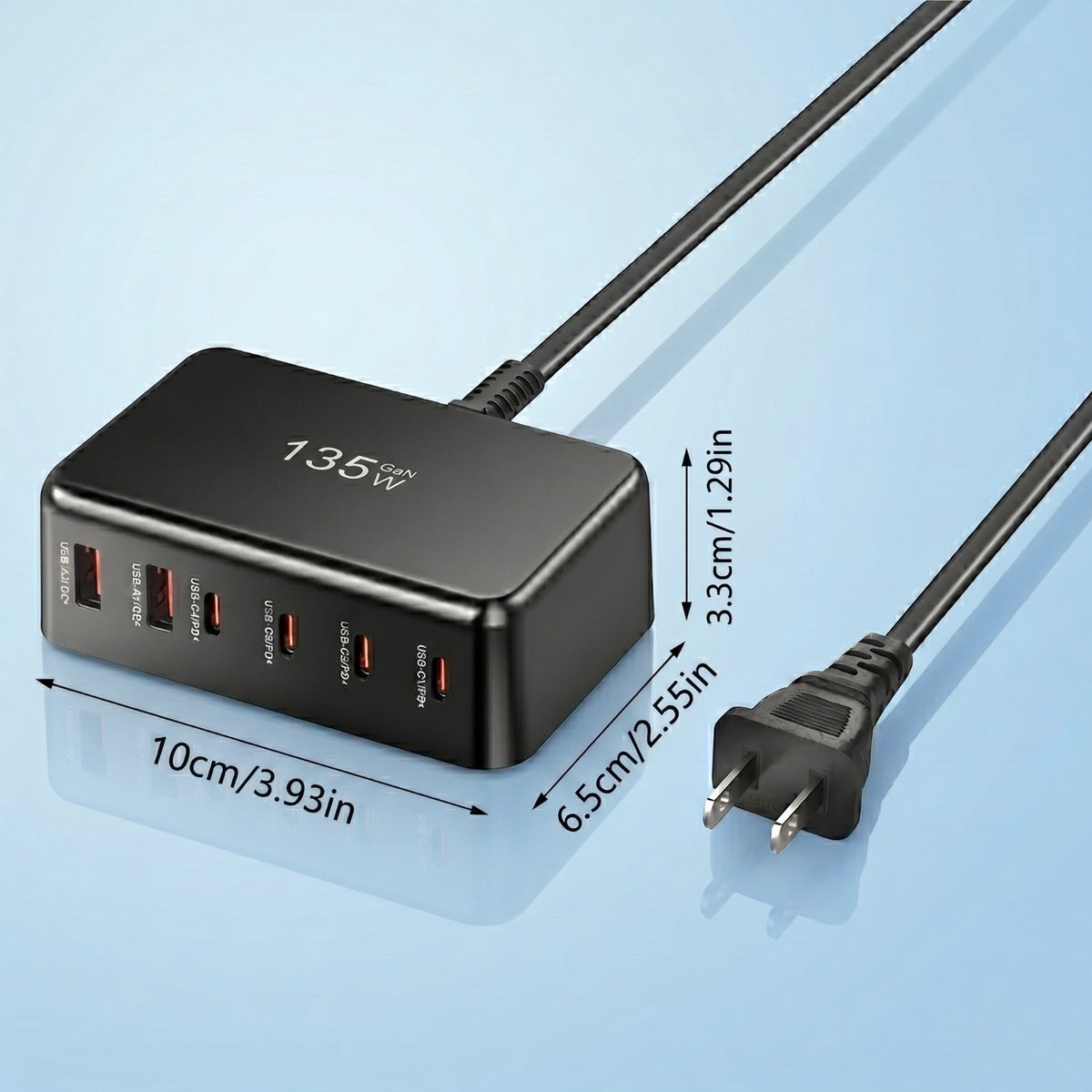 Techton™ PowerDock - 135W GaN Fast Charging Station