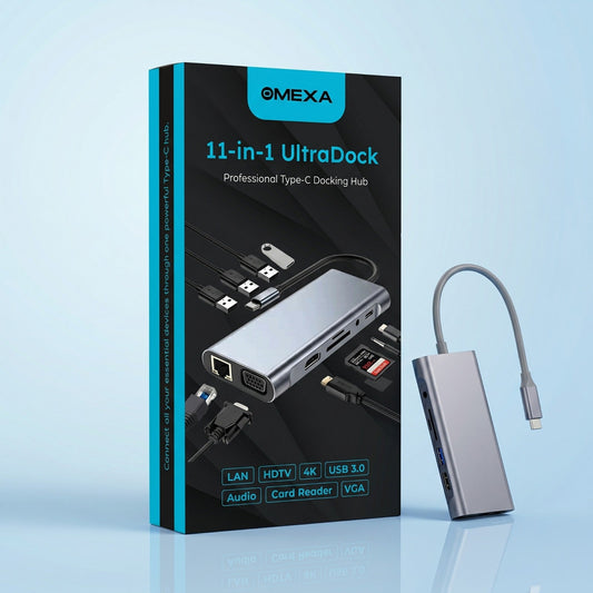 Techton™ 11-in-1 UltraDock - Type-C Docking Hub