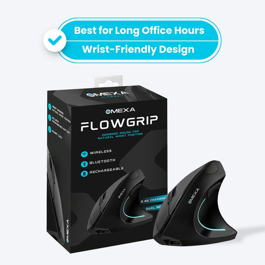 Techton™ FlowGrip - Vertical Mouse