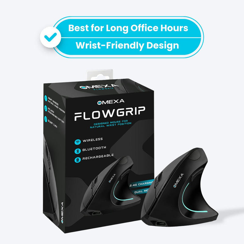 Techton™ FlowGrip - Vertical Mouse