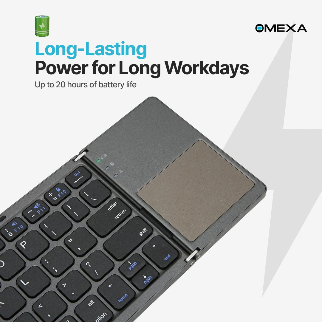 Techton™  FoldLite Folding Wireless Keyboard