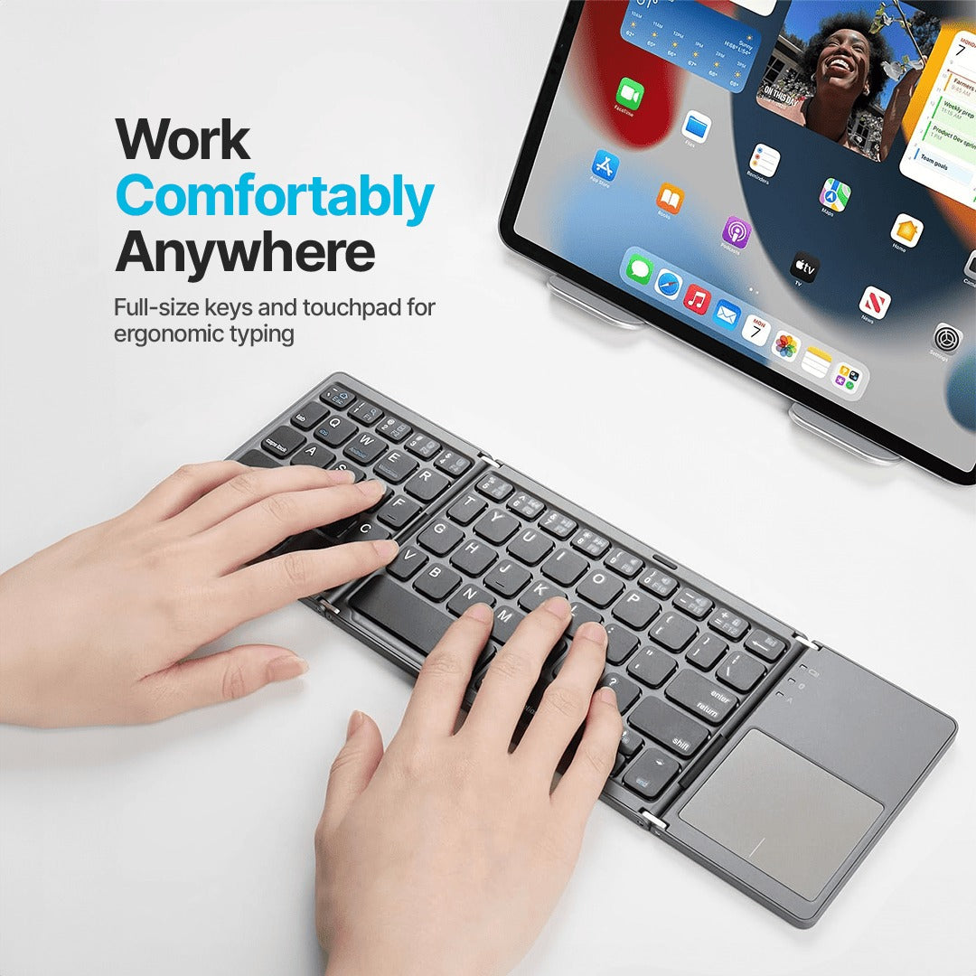 Techton™  FoldLite Folding Wireless Keyboard